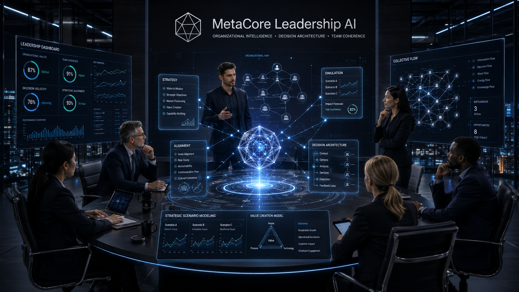 MetaCore AI Astral Dome control interface